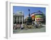 Statue of Eros and Piccadilly Circus, London, England, UK-Lee Frost-Framed Photographic Print