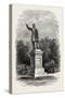 Statue of Everett at Boston, USA, 1870s-null-Stretched Canvas