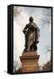Statue of Felix Mendelssohn, St Thomas Church, Church of Bach, Leipzig, Germany-Dave Bartruff-Framed Stretched Canvas