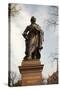 Statue of Felix Mendelssohn, St Thomas Church, Church of Bach, Leipzig, Germany-Dave Bartruff-Stretched Canvas