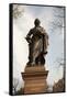 Statue of Felix Mendelssohn, St Thomas Church, Church of Bach, Leipzig, Germany-Dave Bartruff-Framed Stretched Canvas