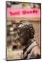 Statue of film director Woody Allen, Oviedo, Asturias Province, Spain-null-Mounted Photographic Print
