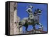 Statue of Francisco Pizarro, Plaza Mayor, Trujillo, Extremadura, Spain, Europe-Jeremy Lightfoot-Framed Stretched Canvas