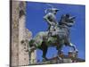 Statue of Francisco Pizarro, Plaza Mayor, Trujillo, Extremadura, Spain, Europe-Jeremy Lightfoot-Mounted Photographic Print