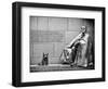 Statue of Franklin Roosevelt with His Dog, Memorial Franklin Delano Roosevelt, Washington D.C-Philippe Hugonnard-Framed Photographic Print