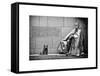 Statue of Franklin Roosevelt with His Dog, Memorial Franklin Delano Roosevelt, Washington D.C-Philippe Hugonnard-Framed Stretched Canvas