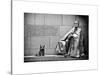 Statue of Franklin Roosevelt with His Dog, Memorial Franklin Delano Roosevelt, Washington D.C-Philippe Hugonnard-Stretched Canvas