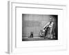 Statue of Franklin Roosevelt with His Dog, Memorial Franklin Delano Roosevelt, Washington D.C-Philippe Hugonnard-Framed Art Print