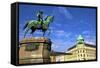 Statue of Franz Joseph I, Vienna, Austria, Europe-Neil Farrin-Framed Stretched Canvas