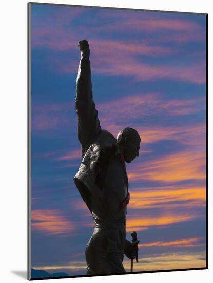 Statue of Freddy Mercury, Montreux, Canton Vaud, Switzerland, Europe-Angelo Cavalli-Mounted Photographic Print
