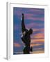 Statue of Freddy Mercury, Montreux, Canton Vaud, Switzerland, Europe-Angelo Cavalli-Framed Photographic Print