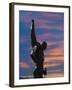 Statue of Freddy Mercury, Montreux, Canton Vaud, Switzerland, Europe-Angelo Cavalli-Framed Photographic Print