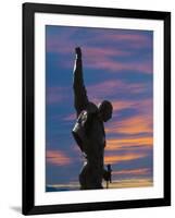 Statue of Freddy Mercury, Montreux, Canton Vaud, Switzerland, Europe-Angelo Cavalli-Framed Photographic Print