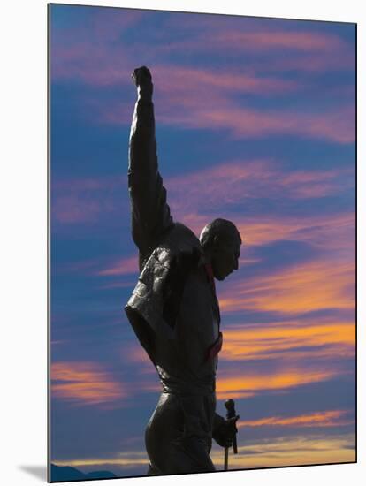 Statue of Freddy Mercury, Montreux, Canton Vaud, Switzerland, Europe-Angelo Cavalli-Mounted Photographic Print