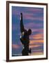 Statue of Freddy Mercury, Montreux, Canton Vaud, Switzerland, Europe-Angelo Cavalli-Framed Photographic Print