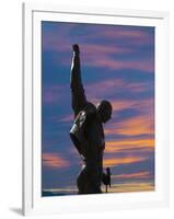 Statue of Freddy Mercury, Montreux, Canton Vaud, Switzerland, Europe-Angelo Cavalli-Framed Photographic Print