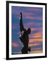 Statue of Freddy Mercury, Montreux, Canton Vaud, Switzerland, Europe-Angelo Cavalli-Framed Photographic Print