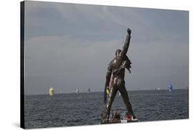 Statue of Freddy Mercury, Montreux, Canton Vaud, Switzerland, Europe-Angelo Cavalli-Stretched Canvas