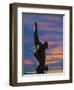 Statue of Freddy Mercury, Montreux, Canton Vaud, Switzerland, Europe-Angelo Cavalli-Framed Premium Photographic Print