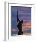 Statue of Freddy Mercury, Montreux, Canton Vaud, Switzerland, Europe-Angelo Cavalli-Framed Premium Photographic Print