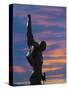 Statue of Freddy Mercury, Montreux, Canton Vaud, Switzerland, Europe-Angelo Cavalli-Stretched Canvas