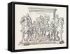 Statue of Frederick the Great, End of Pedestal, Berlin, Germany, 1851-null-Framed Stretched Canvas