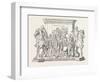 Statue of Frederick the Great, End of Pedestal, Berlin, Germany, 1851-null-Framed Giclee Print