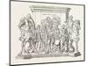 Statue of Frederick the Great, End of Pedestal, Berlin, Germany, 1851-null-Mounted Giclee Print