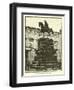 Statue of Frederick the Great-null-Framed Giclee Print