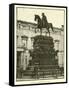 Statue of Frederick the Great-null-Framed Stretched Canvas