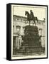 Statue of Frederick the Great-null-Framed Stretched Canvas