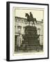 Statue of Frederick the Great-null-Framed Giclee Print