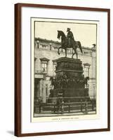 Statue of Frederick the Great-null-Framed Giclee Print