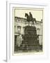 Statue of Frederick the Great-null-Framed Giclee Print