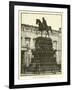 Statue of Frederick the Great-null-Framed Giclee Print