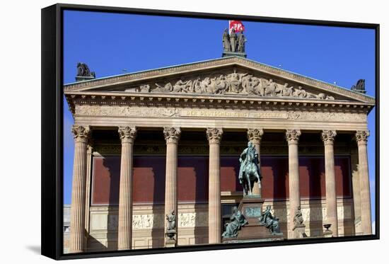 Statue of Friedrich Wilhelm Iv-Simon Montgomery-Framed Stretched Canvas