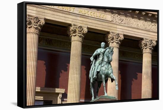 Statue of Friedrich Wilhelm Iv-Simon Montgomery-Framed Stretched Canvas