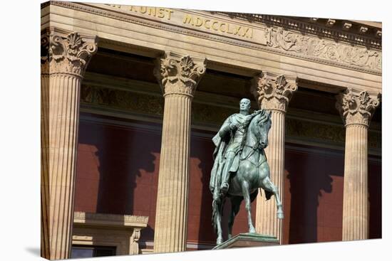 Statue of Friedrich Wilhelm Iv-Simon Montgomery-Stretched Canvas