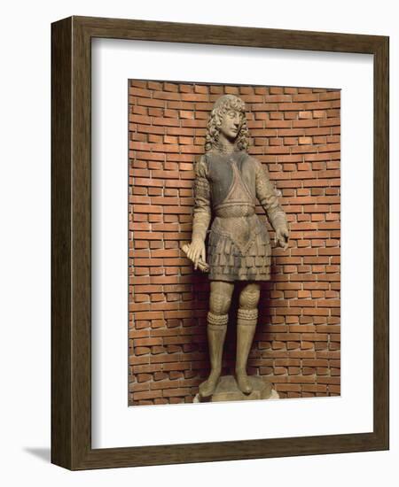 Statue of Galeazzo Maria Sforza, Duke of Milan-null-Framed Giclee Print