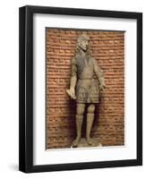 Statue of Galeazzo Maria Sforza, Duke of Milan-null-Framed Giclee Print