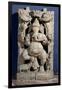 Statue of Ganesh Enthroned-null-Framed Giclee Print