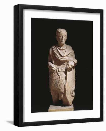 Statue of Gaul Soldier from Avignon, France-null-Framed Giclee Print