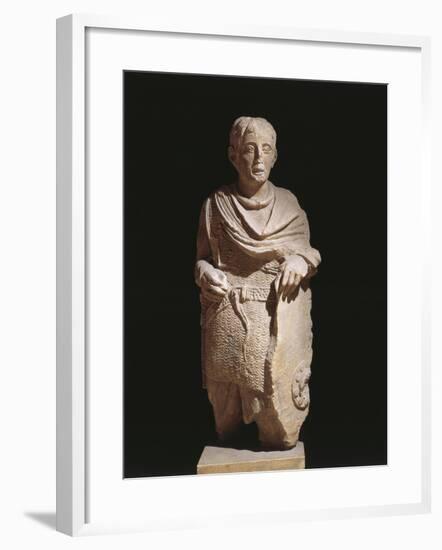 Statue of Gaul Soldier from Avignon, France-null-Framed Giclee Print