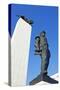 Statue of General Dr Milan Rastislav Stefanik, Bratislava, Slovakia, Europe-Christian Kober-Stretched Canvas