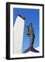 Statue of General Dr Milan Rastislav Stefanik, Bratislava, Slovakia, Europe-Christian Kober-Framed Photographic Print