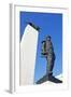 Statue of General Dr Milan Rastislav Stefanik, Bratislava, Slovakia, Europe-Christian Kober-Framed Photographic Print