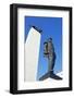 Statue of General Dr Milan Rastislav Stefanik, Bratislava, Slovakia, Europe-Christian Kober-Framed Photographic Print