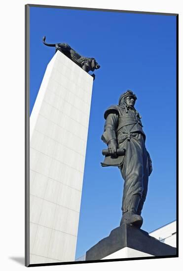 Statue of General Dr Milan Rastislav Stefanik, Bratislava, Slovakia, Europe-Christian Kober-Mounted Photographic Print