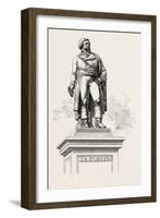 Statue of General Kleber, Strassbourg, Egypt, 1879-null-Framed Giclee Print