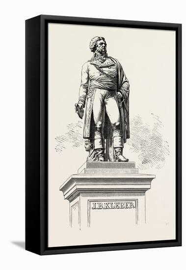 Statue of General Kleber, Strassbourg, Egypt, 1879-null-Framed Stretched Canvas